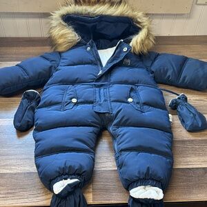 Mother's BabyBear baby snowsuit.